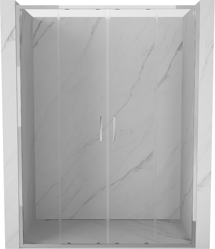 Drzwi prysznicowe rozsuwane Mexen Exo chrom transparentne 150x200 cm 1 szt.