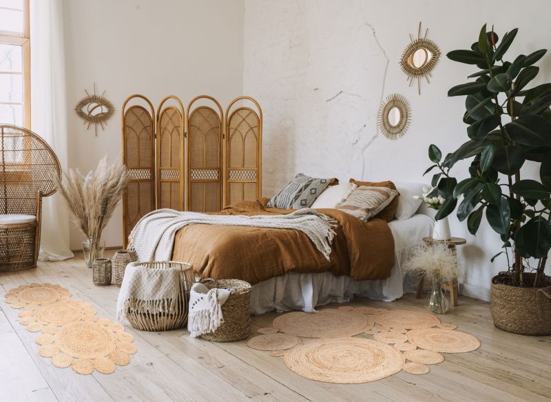 Dywan Multidecor z Juty Outdoor na zewnątrz i do wewnątrz 70 x 130 cm ażur beżowy 1 szt.