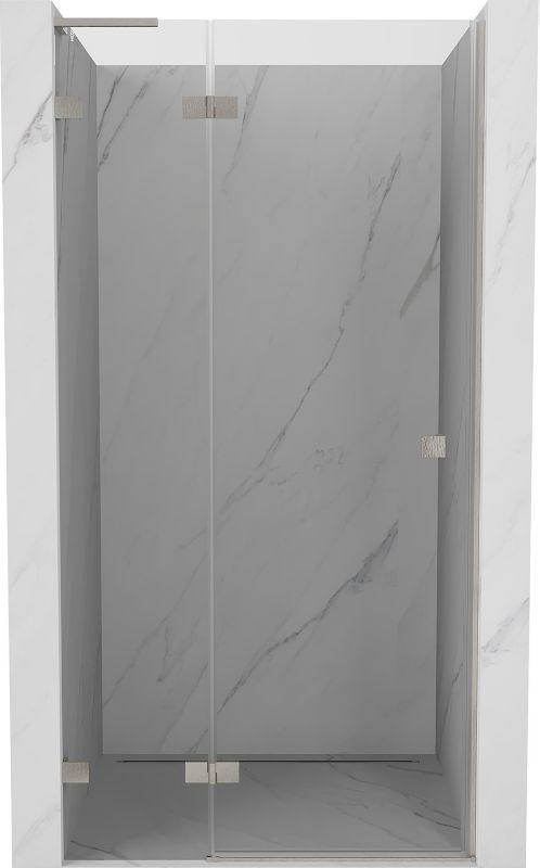 Drzwi prysznicowe uchylne Mexen Lunar L transparent, nikiel szczotkowany 70x200 cm 1 szt.