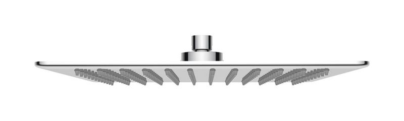 Deszczownica Oltens Sondera 30x30 cm, kwadratowa, chrom, system usuwania kamienia, 1 szt.