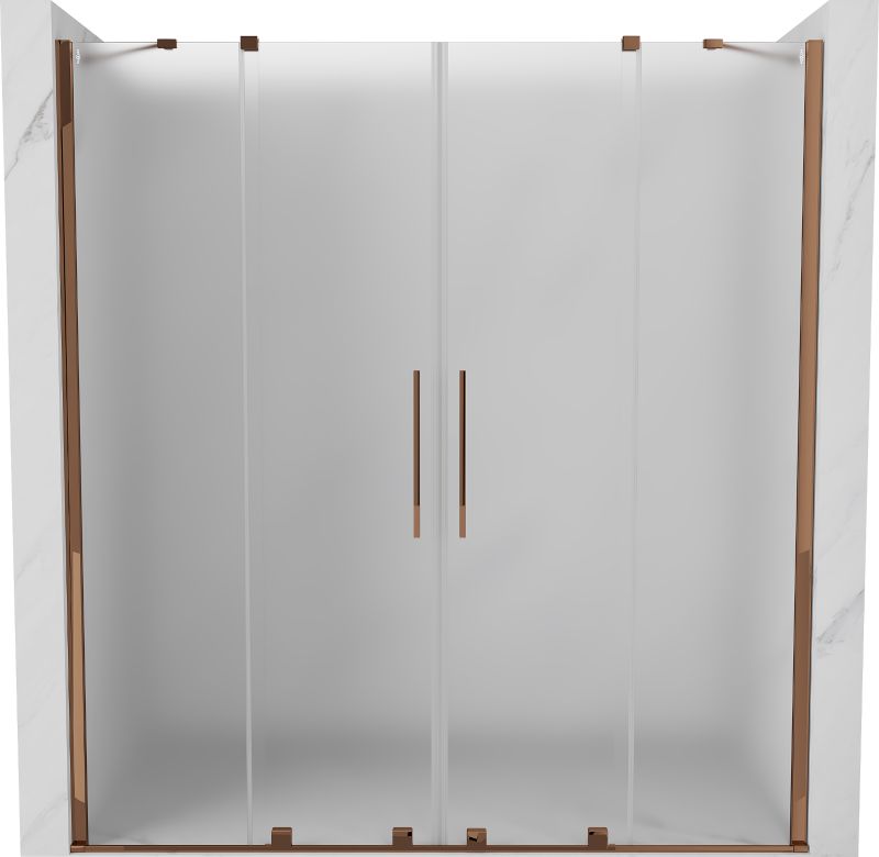 Drzwi prysznicowe Mexen Velar szron 200x200 cm 1 szt.