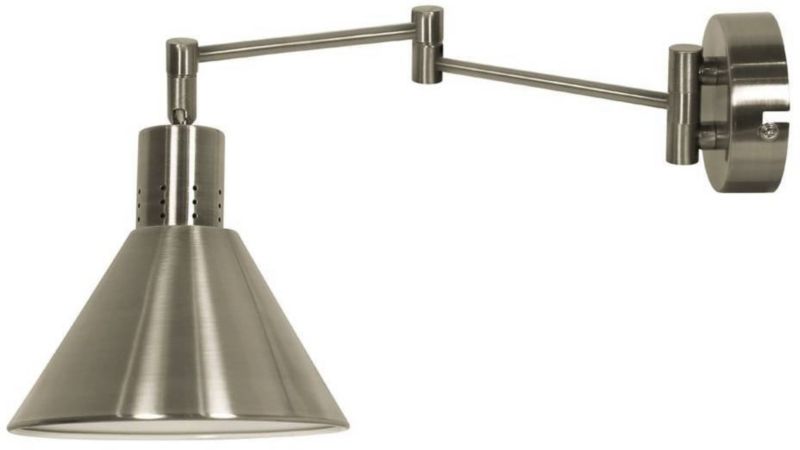 Kinkiet ścienny Candellux Copenhagen srebrny 1 x E14 x 40W IP20 wym: 17 x 14 x 37,5 cm - 1 szt.