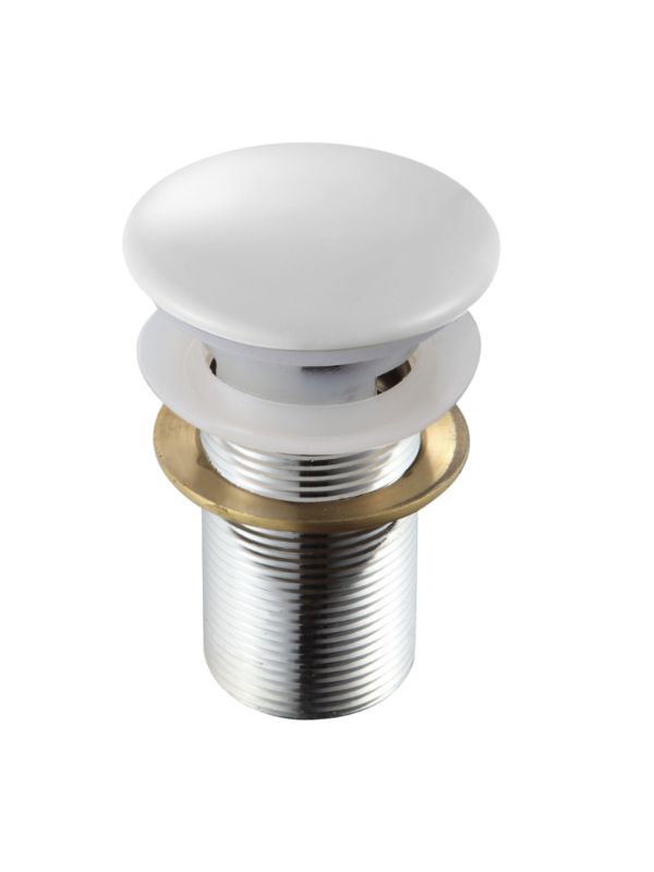 Korek click-clack Uptrend F008-U20, biały mat bez przelewu 1 szt.