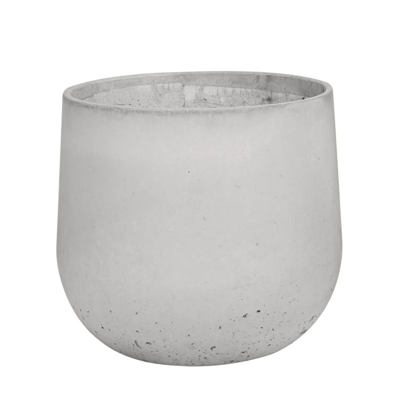 Donica Zadora Betonowa Zewnętrzna BOWL XL 115x100 cm szary naturalny 1 szt