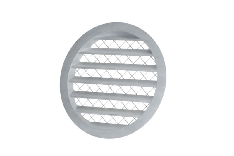 Kratka metalowa z siatką fi 160 mm