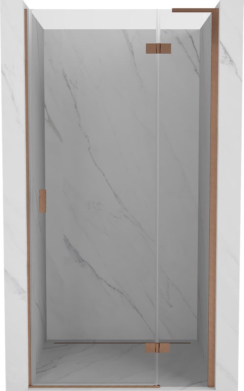 Drzwi prysznicowe Mexen Mist-H L miedź szczotkowana 85x200 1 szt