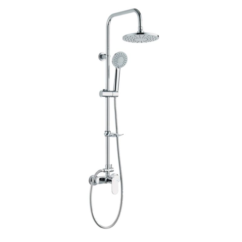 Kolumna prysznicowa drążek Durasan NELA zestaw bateria deszczownica chrom