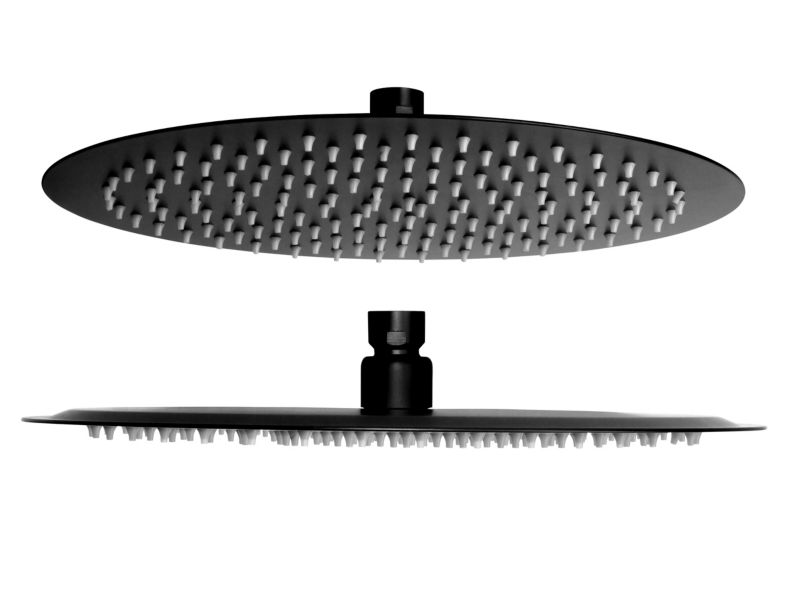 Deszczownica prysznicowa Estiva SLIM ROUND BLACK 30 cm czarna 1 szt.