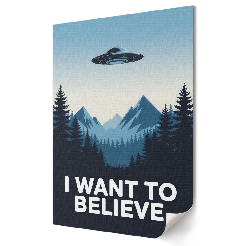Plakat canvas Wallfluent Format A3 Plakat UFO Studio North Form 1 szt.