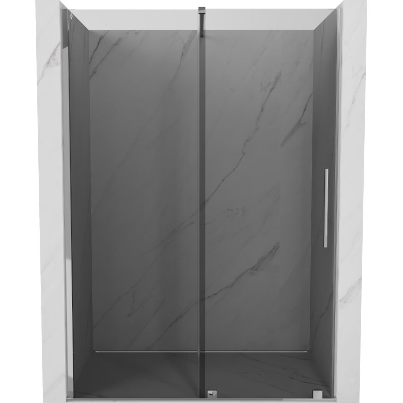 Drzwi prysznicowe rozsuwane Mexen Velar grafit chrom 130x200 cm 1 szt.