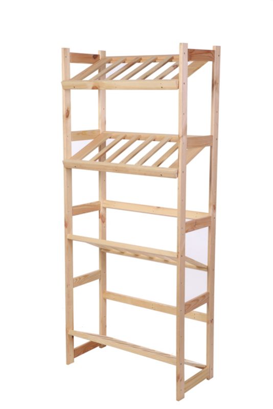 Regał na skrzynki MODO24 162,6 cm 4 półki naturalny 1 szt.