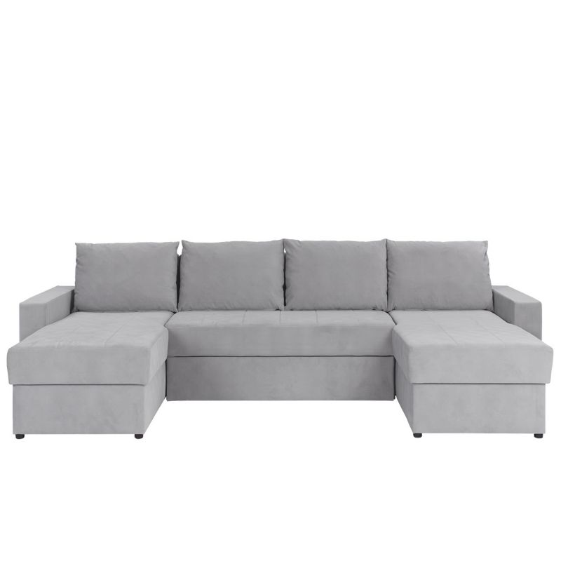 Narożnik z funkcją spania MIRJAN 24 Denver Bis jasny szary 1 szt.