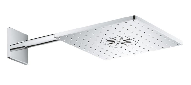 Deszczownica Grohe Rainshower 310 SmartActive Cube, 31 cm, ramię, chrom, 2 strumienie, 1 szt.