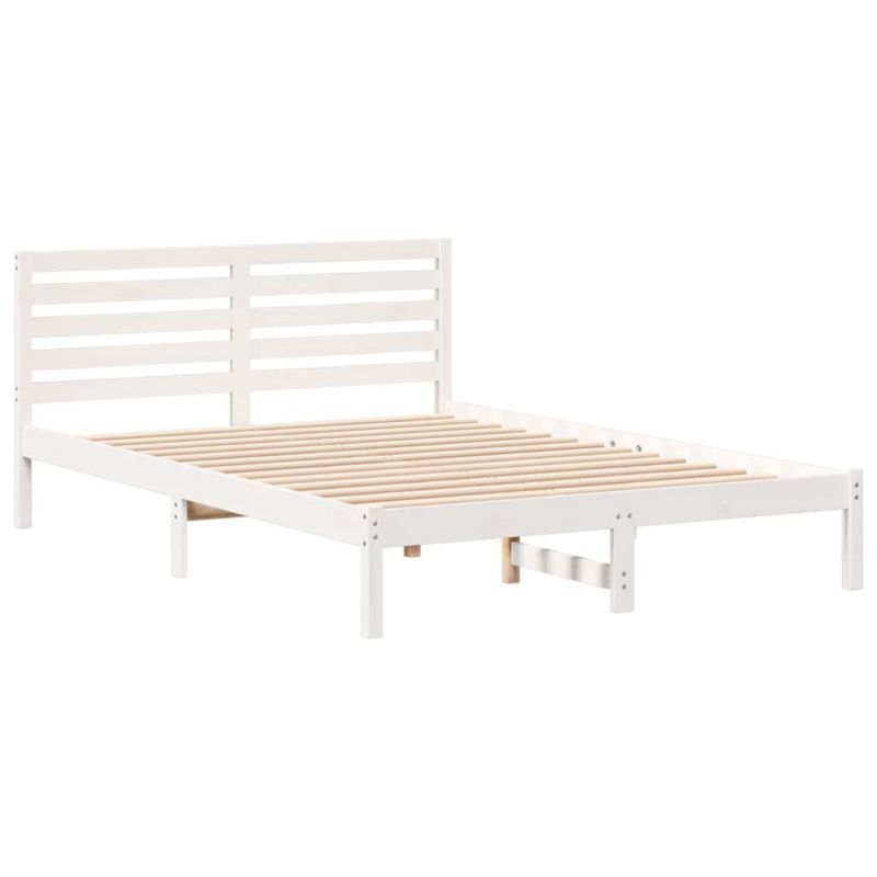 Łóżko drewniane WaszeMeble 140x220 cm biały WM-872333 1 szt.