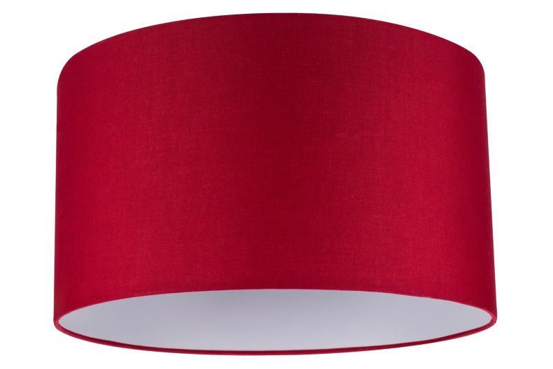 Abażur okrągły GoodHome Kpezin L czerwony