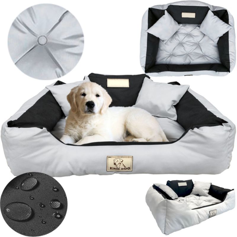 Legowisko EDANTI Personalizowane dla psa jasnoszare XL 1 szt.