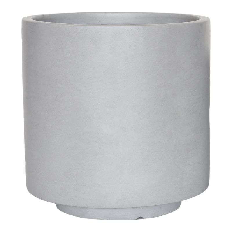 Donica betonowa walec Verve 32 cm szara
