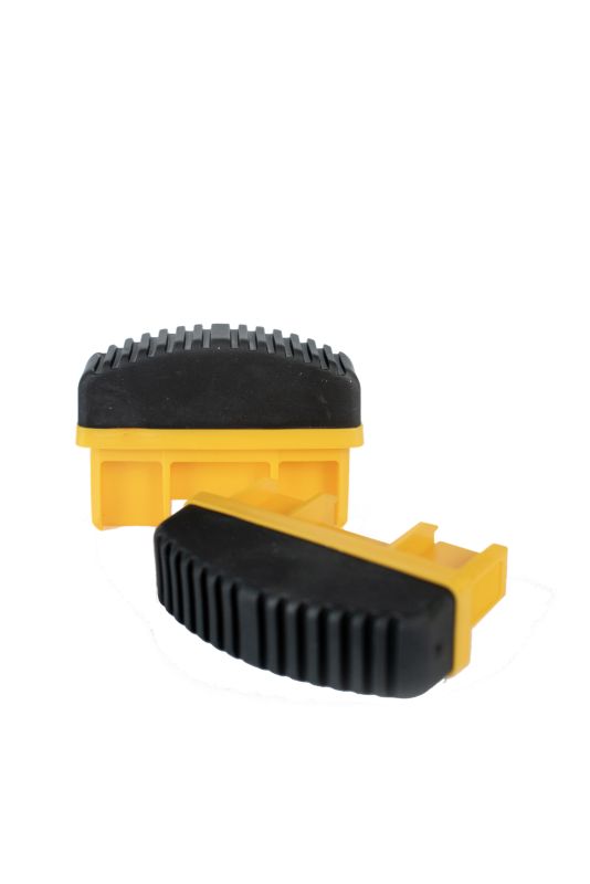 Stopki antypoślizgowe DRABEST do drabin przemysłowych z dodatkiem GUMY 95X25mm 2szt