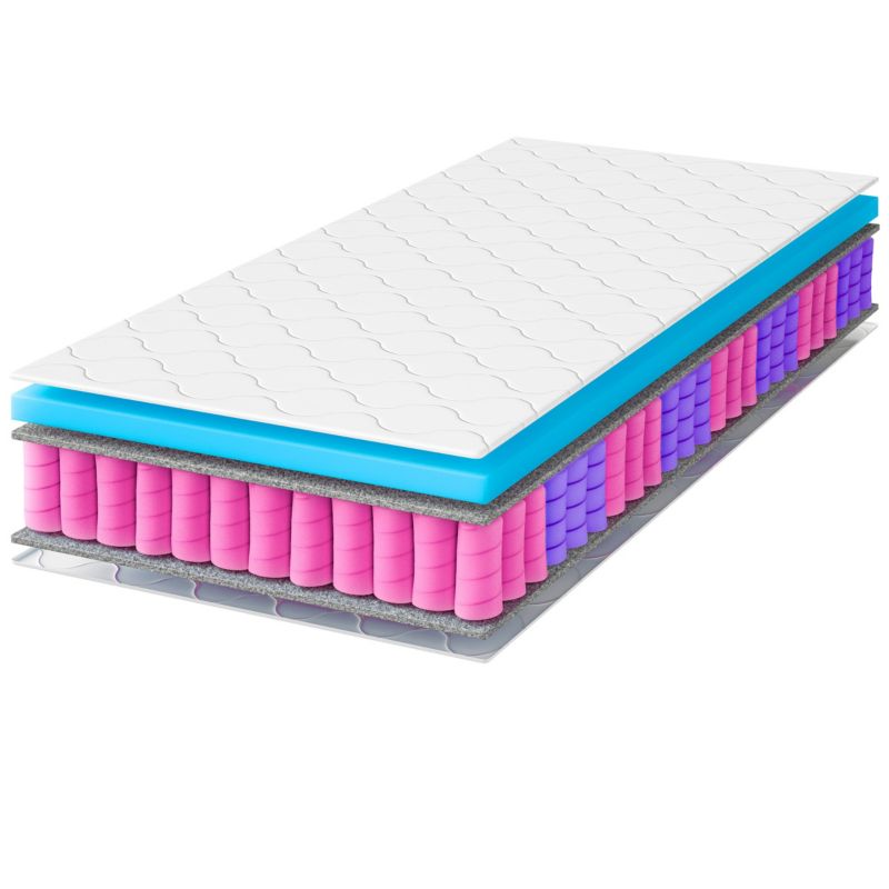 Materac kieszeniowy Borys Kids 80x200 wysokość 14 cm twardość H3 dziecięcy 1 szt.