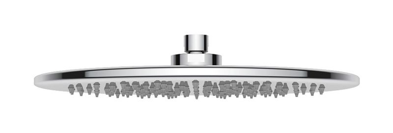 Deszczownica Oltens Sondera 30 cm chrom, stal nierdzewna, system antykamienny, 1 szt.