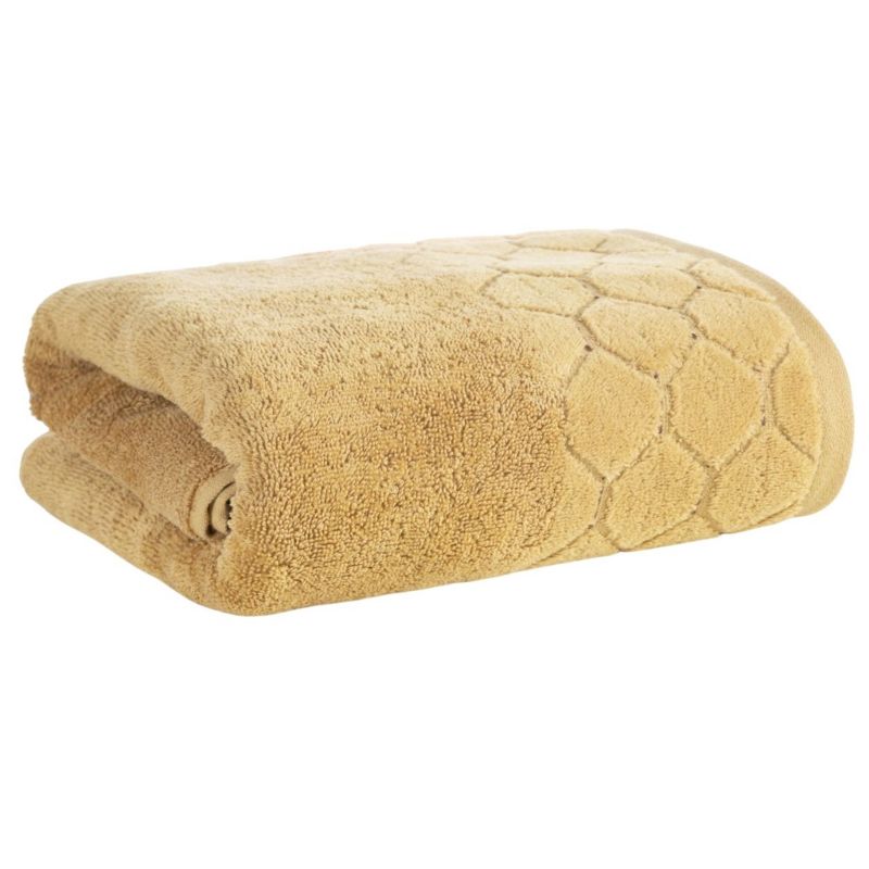 Ręcznik kąpielowy LUMIA Eurofirany 50x90 cm musztardowy żółty gruby miękki 1 szt.