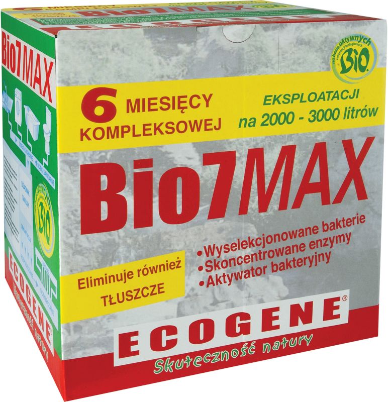 Preparat do oczyszczalni ścieków Bio7 Max