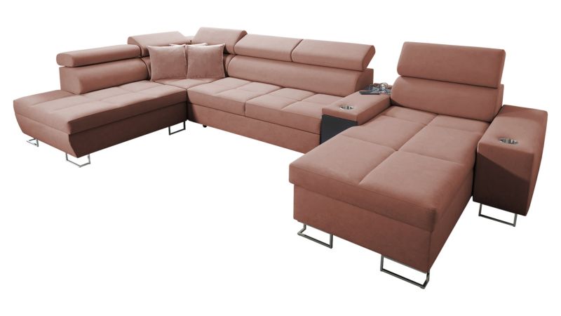 Narożnik z barkiem MIRJAN 24 Morena V prawy róż indyjski 1 szt.