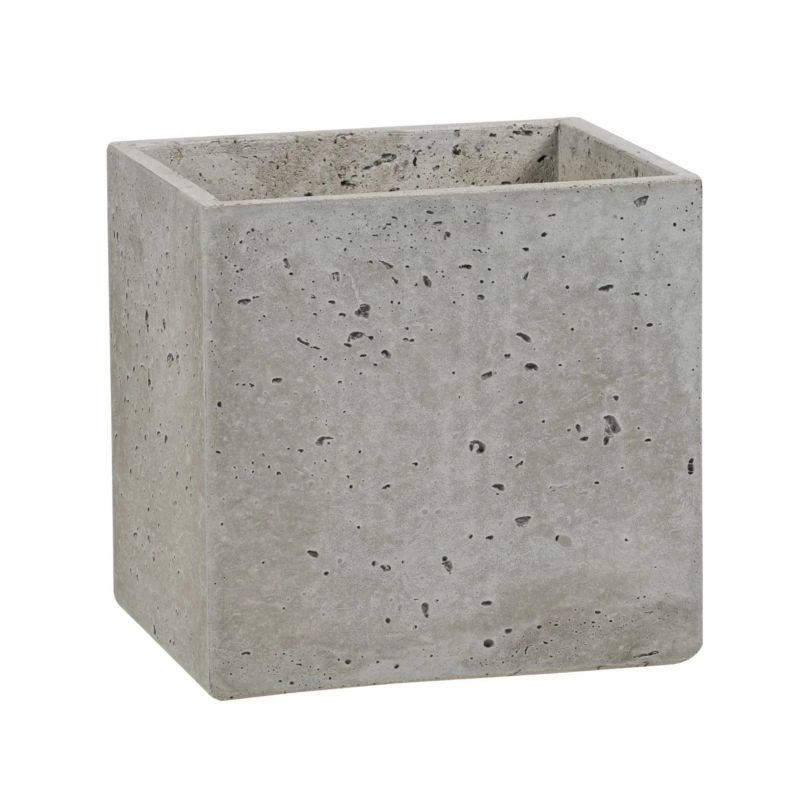 Donica Zadora Betonowa Zewnętrzna TOWER S 31x25x30 szary naturalny 1 szt