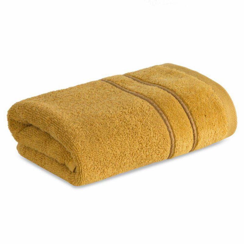 Ręcznik kąpielowy Sibel/06 Eurofirany żółty bawełna 50x90 cm szybkoschnący miękki 1 szt.