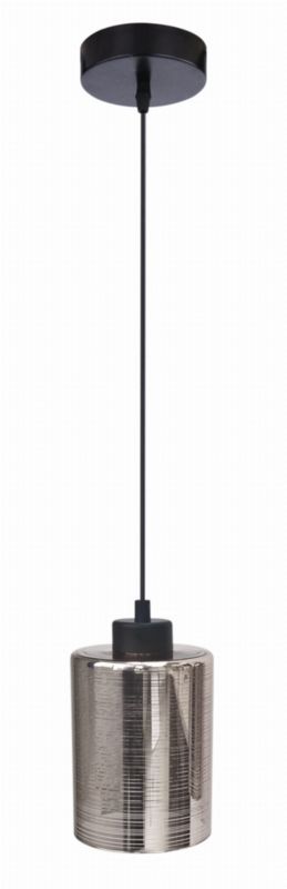 Lampa sufitowa Candellux Cox czarna-chromowana wym: 125 x 12 x 12 cm 1xE27 x 60W 1 szt.