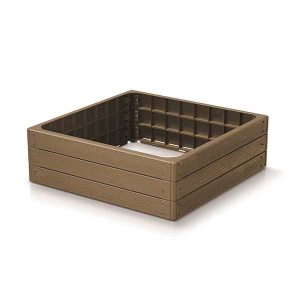 Donica ogrodowa PROSPERPLAST naturo Base Woody Eco IBWS-4665W 1szt.