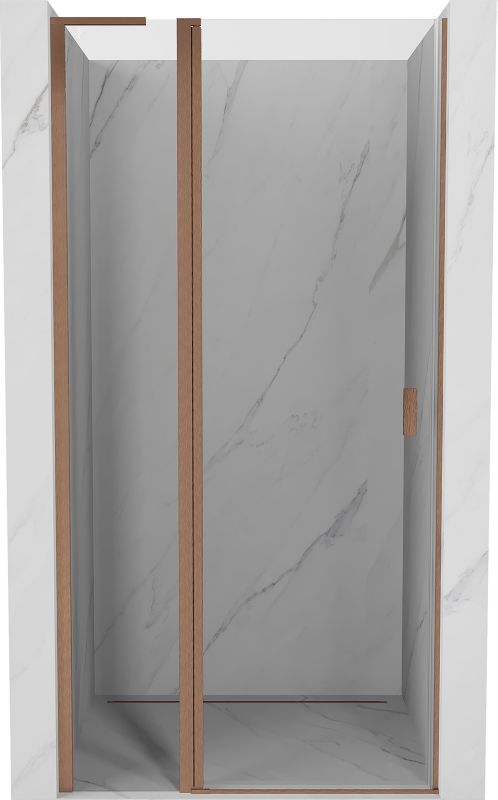 Drzwi prysznicowe Mexen Mist L miedź szczotkowana 105x200 cm 1 szt