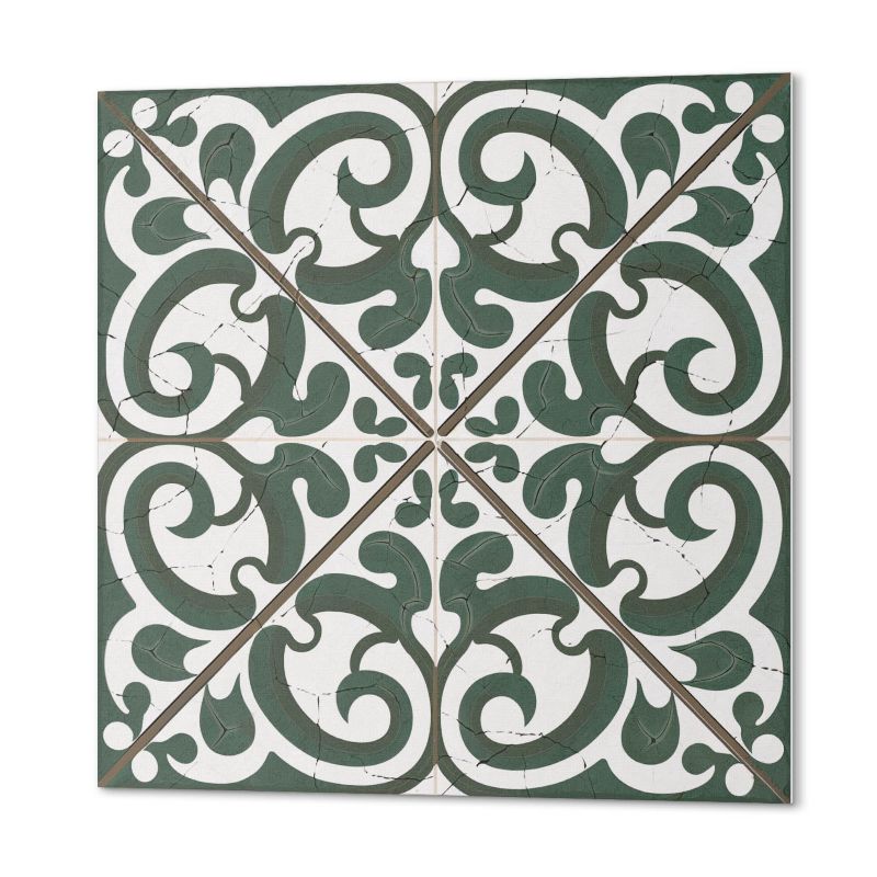 Komplet Kafelków PCV ArtPrintCave 20x20 cm Wzór z roślinnymi motywami 20 szt.