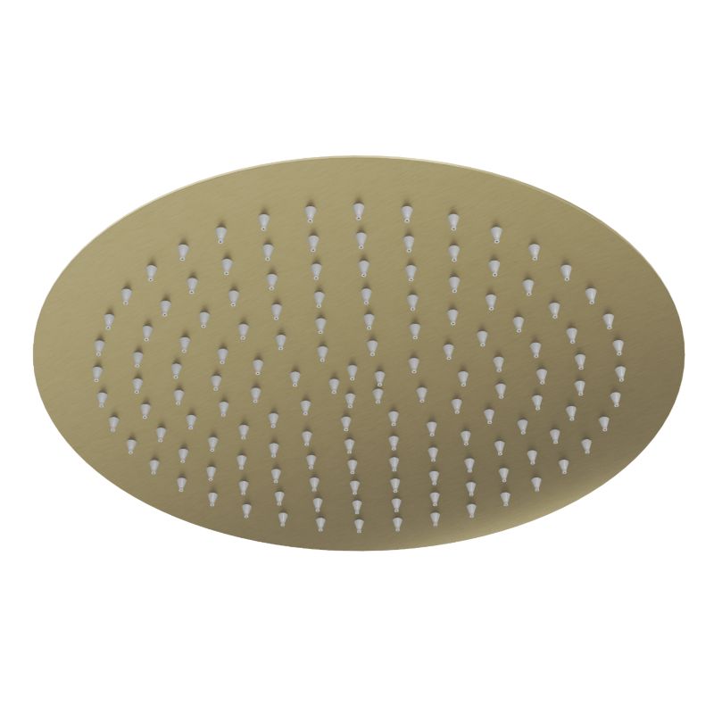 Deszczownica natryskowa prysznicowa okrągła Granitan slim złota 30 cm 1 szt.