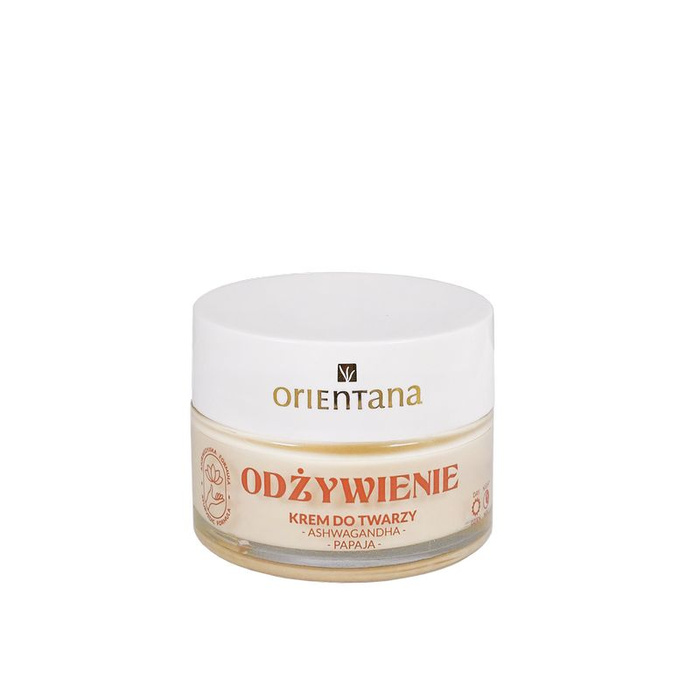 Orientana Krem do twarzy Ashwagandha i Papaja, 40 ml