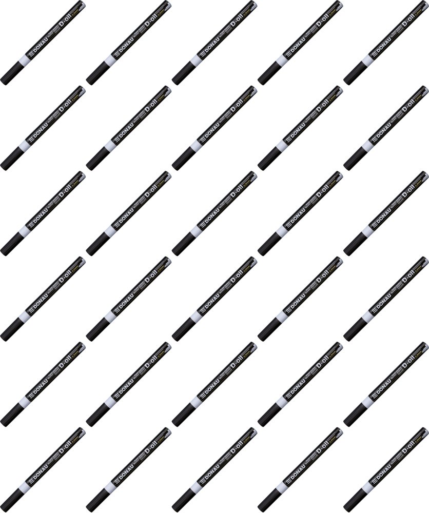 144x Marker olejowy Donau, D-Oil, okrągła, 2.2 mm, biały