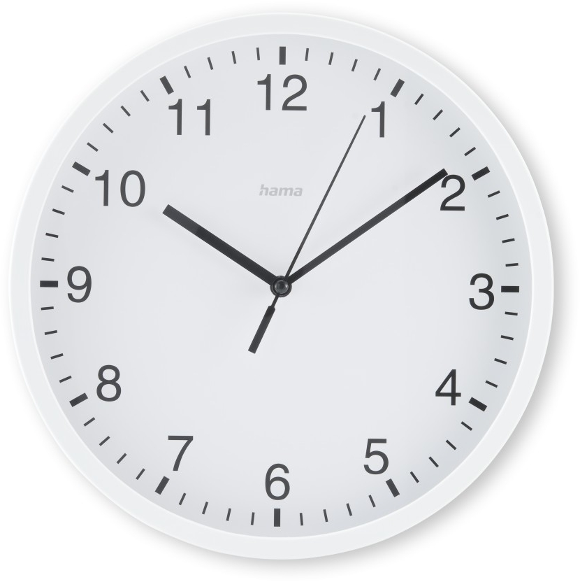 Zegar ścienny Hama Elba, 25cm, biały