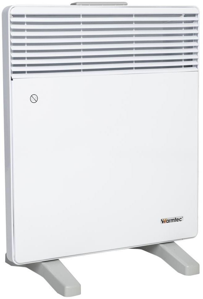 Elektryczny grzejnik konwektorowy Warmtec EWX-500, do pomieszczeń o powierzchni do 5m2, 500W, biały