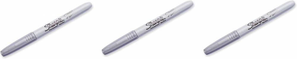 3x marker permanentny Sharpie Metallic, okrągła, 1.4mm, srebrny