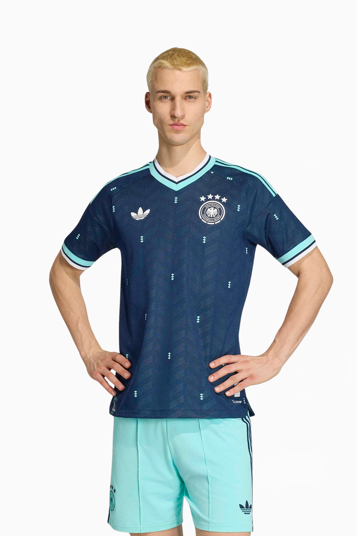 Koszulka Reprezentacji Niemiec adidas Originals 2026 Wyjazdowa Authentic - Niebieski