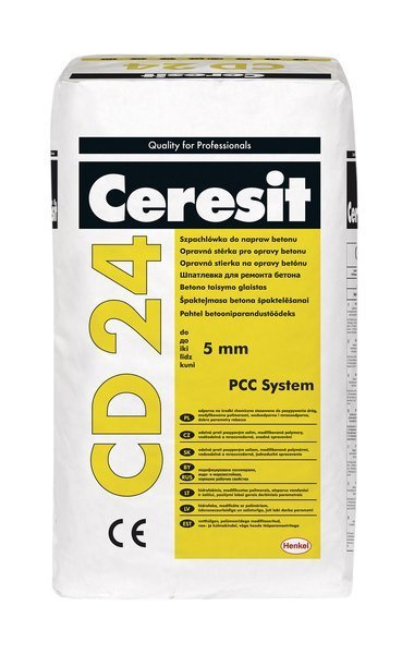 Szpachlówka naprawa betonu do 5 mm Ceresit CD24