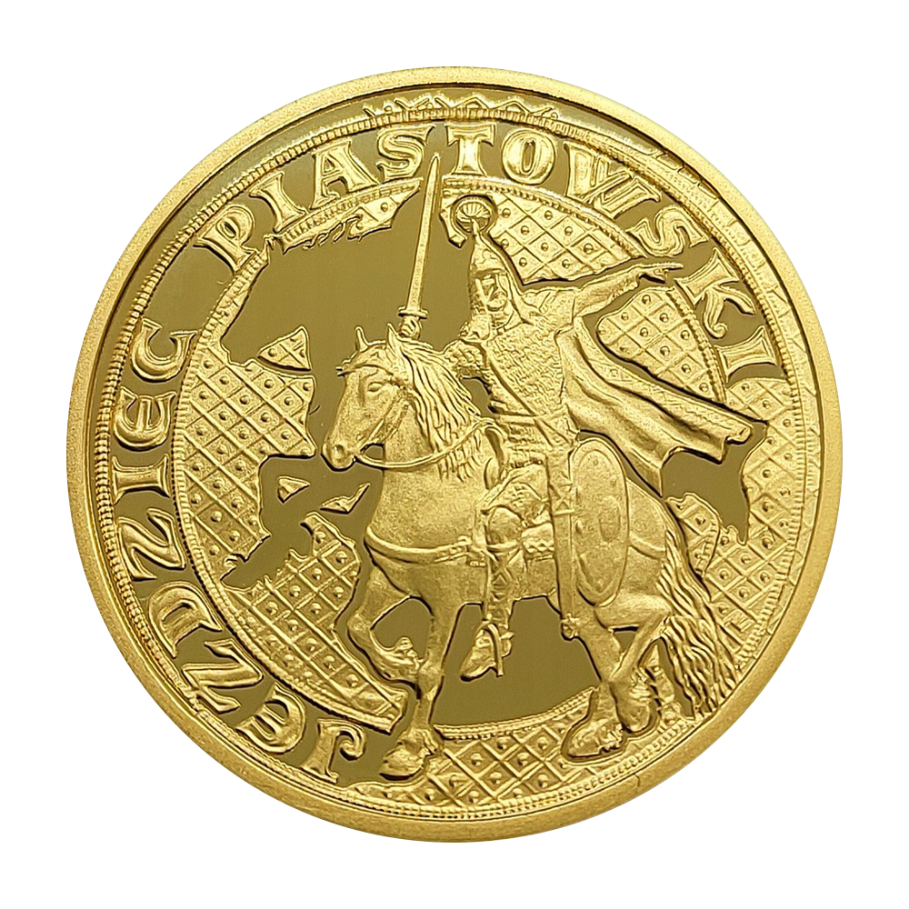 Złota moneta 200 zł Historia Jazdy Polskiej: Jeździec Piastowski 2006 - wysyłka 24 h! - Mennica Skarbowa