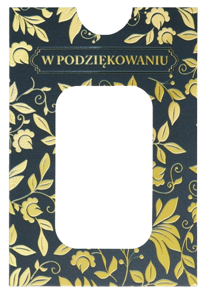 Koperta prezentowa na sztabkę - W podziękowaniu! - wysyłka 24 h! - Mennica Skarbowa