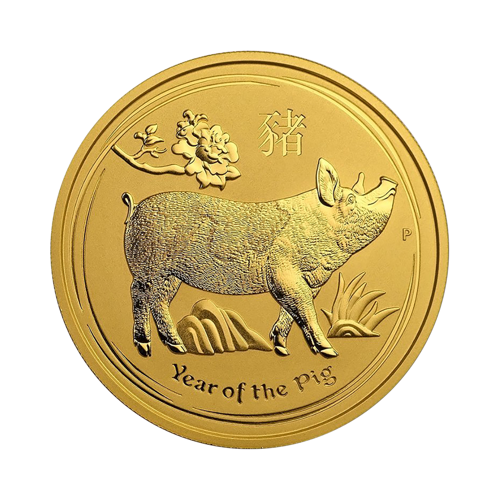 Moneta Rok Świni 2019 2 uncje złota - wysyłka 24 h! - Mennica Skarbowa
