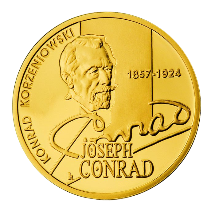 Złota moneta 200 zł Joseph Conrad (1857-1924) 2007 - wysyłka 24 h! - Mennica Skarbowa
