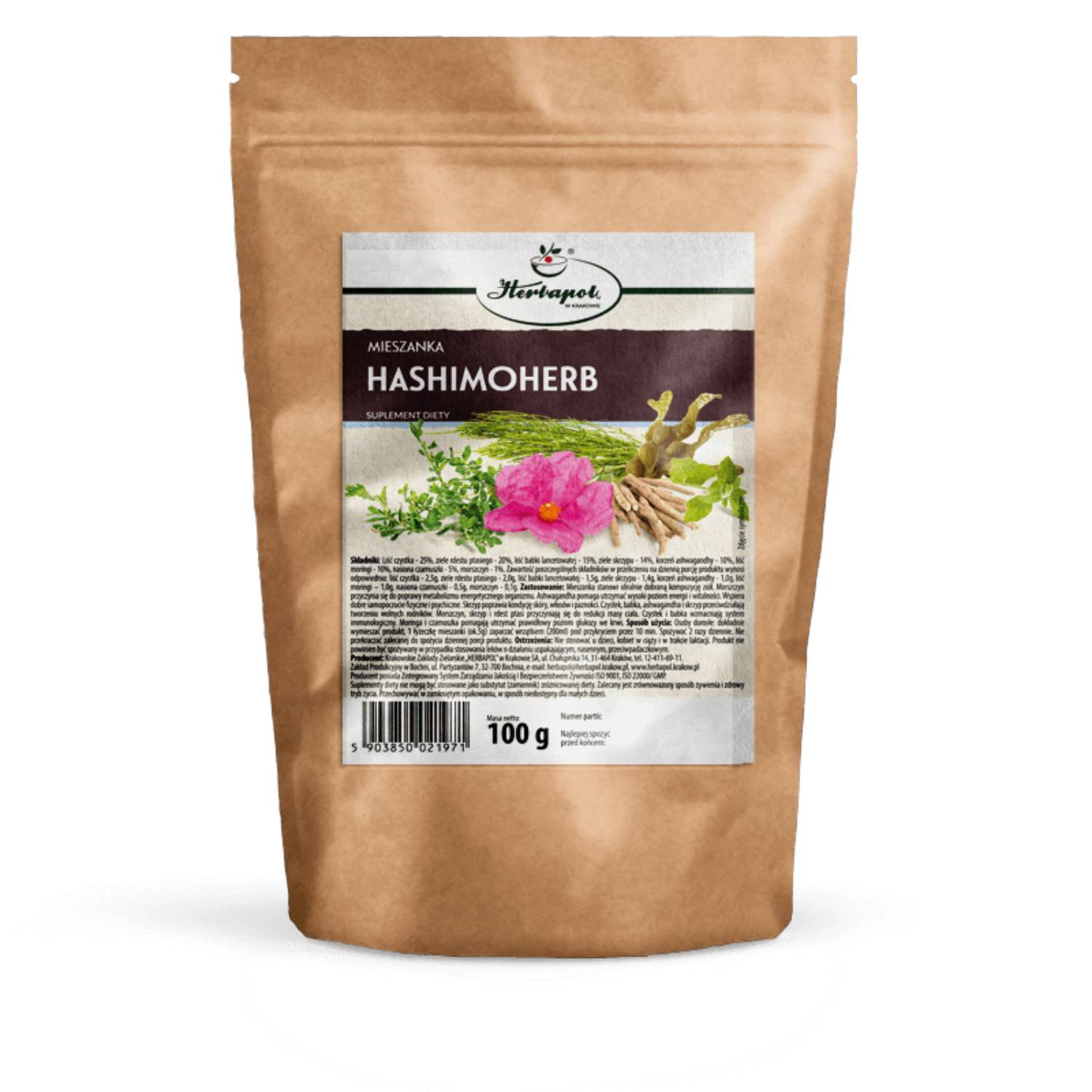 Herbapol kraków, mieszanka hashimoherb, 100 g