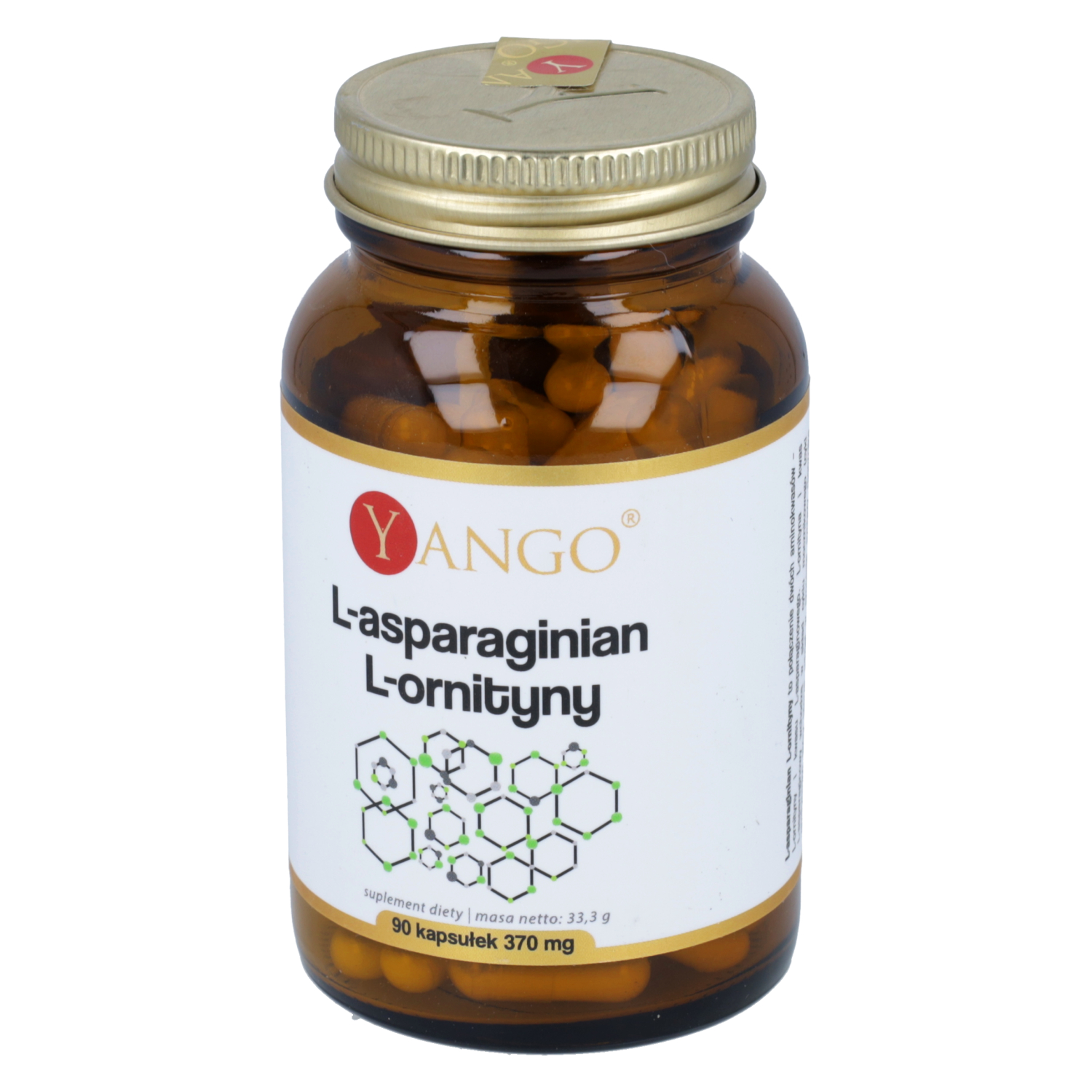 Yango l-asparaginian l-ornityny, 90 kapsułek