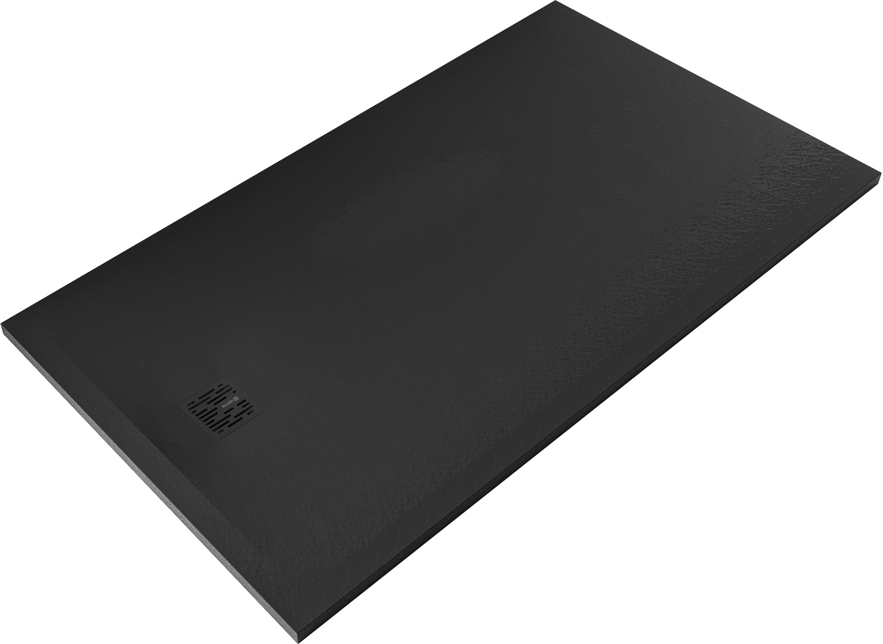 Kludi Terra brodzik prostokątny 160x90 cm czarny mat 09DW0539