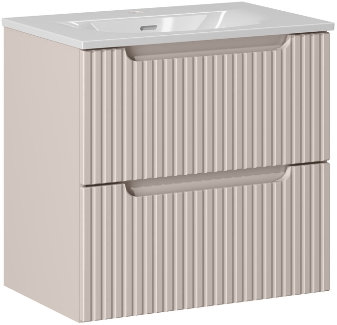 Zestaw Comad Nova Cashmere szafka 60x39x57 cm podumywalkowa wisząca kaszmir z umywalką SET-NOC 60CM S SKY 3 - Wysyłka w 24h