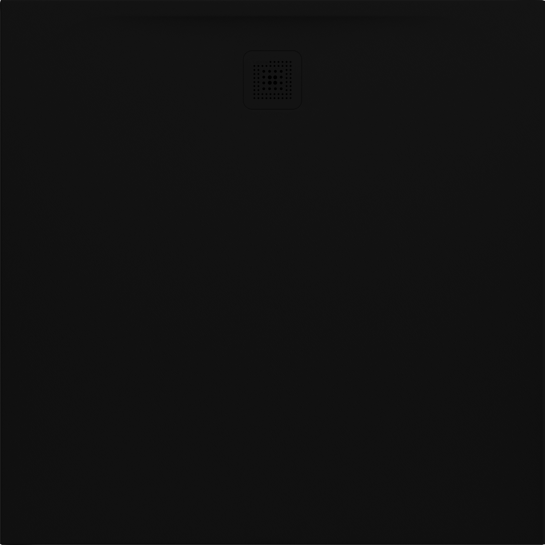 Laufen Pro brodzik kwadratowy 120x120 cm czarny H2119580800001 - Wysyłka w 24h